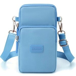 Crossbody Bag Cell Phone Sleeve Concert Venue Bag Adiustable Strap Arm Wrist NWT